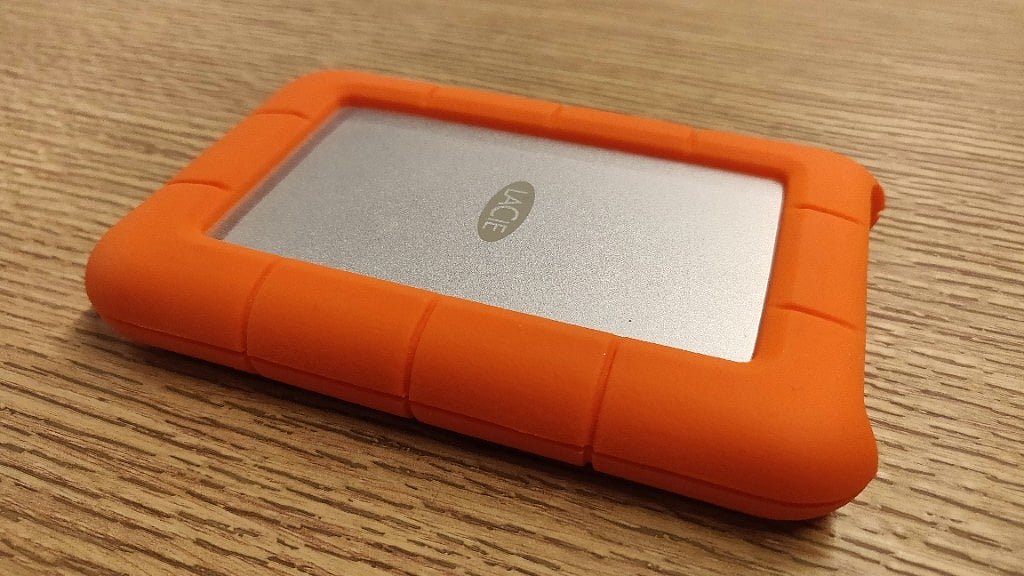 Lacie 2TB storage drive claims to be rugged.&nbsp;
