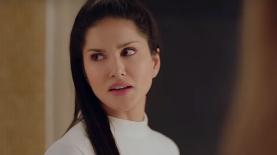 Sunny Leone in a still from <i>Karenjit Kaur: The Untold Story of Sunny Leone</i>.