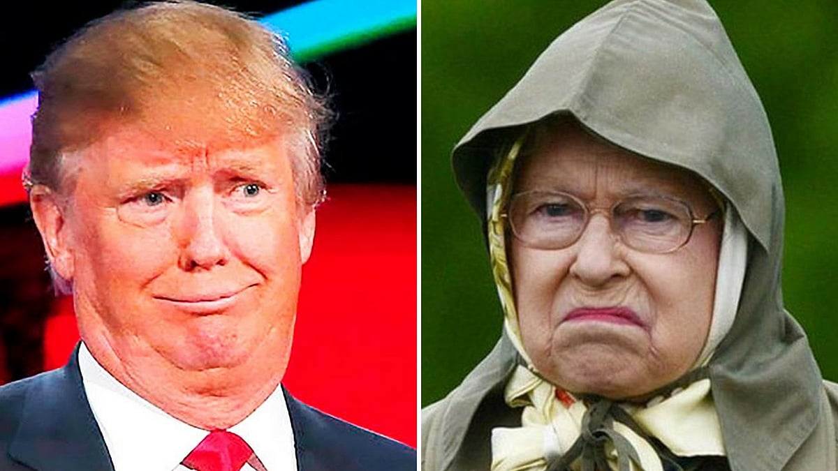 US President Donald Trump  and his wife Melania are not expected to make waves during their meeting with Queen Elizabeth II.