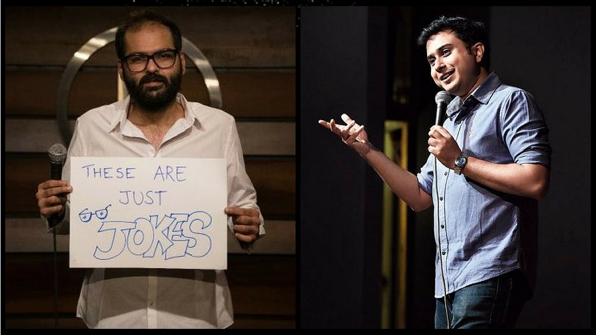 Comedians Kunal Kamra and Anirban Dasgupta.