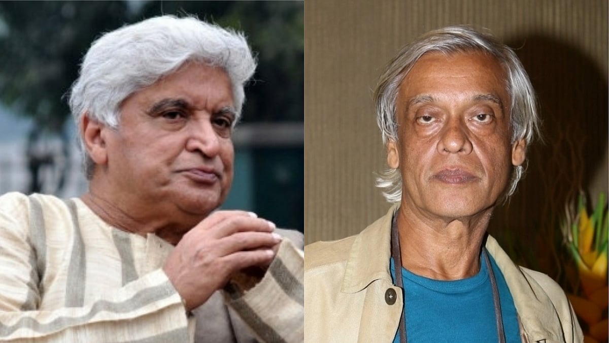 Javed Akhtar, lyricist and Sudhir Mishra, filmmaker.