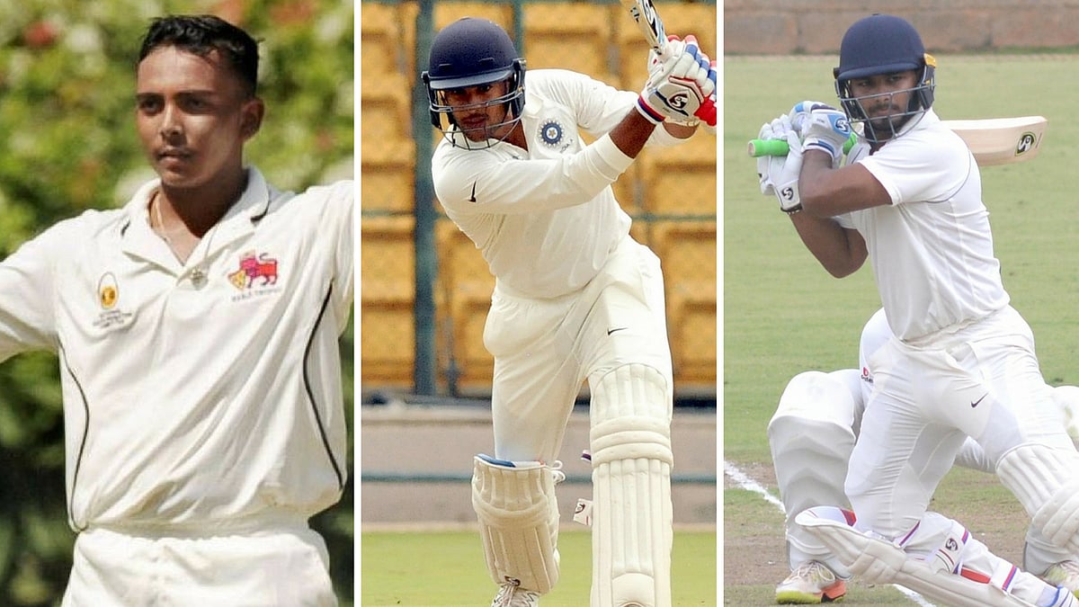 File photo of Prithvi Shaw, Mayank Agarwal and Rishabh Pant.