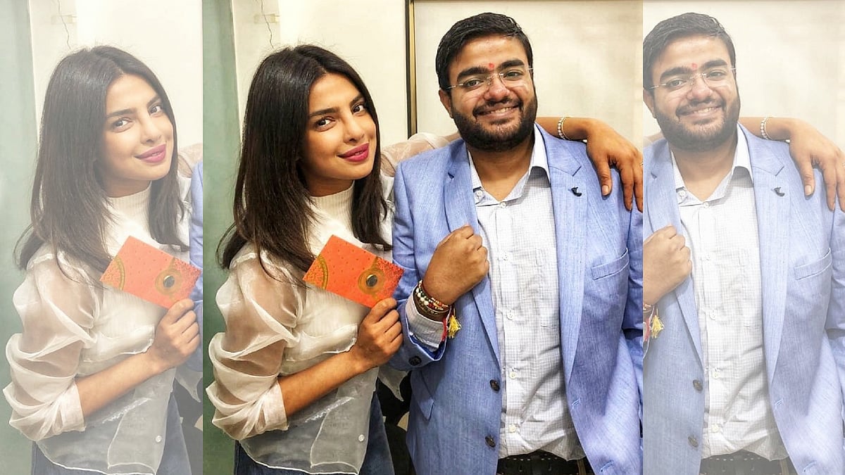 Priyanka Chopra with brother Siddharth.