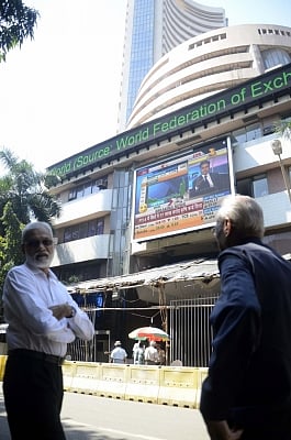 Bombay Stock Exchange. (File Photo: IANS)