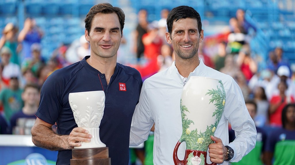 Djokovic finally mastered the one tournament that’s eluded him, beating nemesis Roger Federer 6-4, 6-4 on Sunday for his first Western &amp; Southern Open championship.