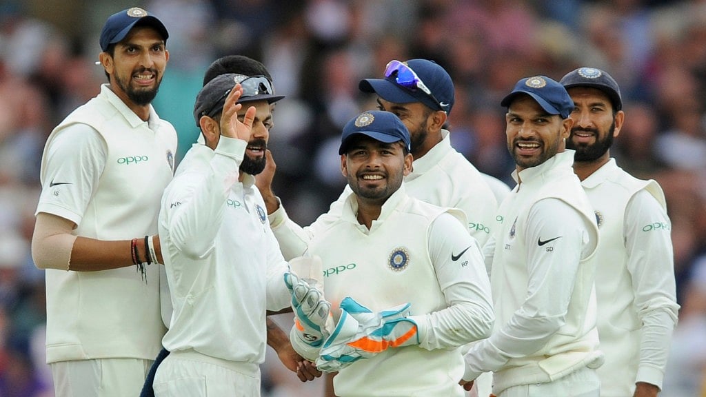 Earlier, Pant marked his Test debut in style by slamming a six off leg-spinner Adil Rashid on the second ball of his innings on Saturday