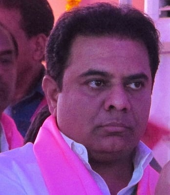 K.T. Rama Rao. (Photo IANS)