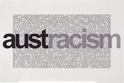 Austracism (2003) (Photo Source: National Gallery of Australia)