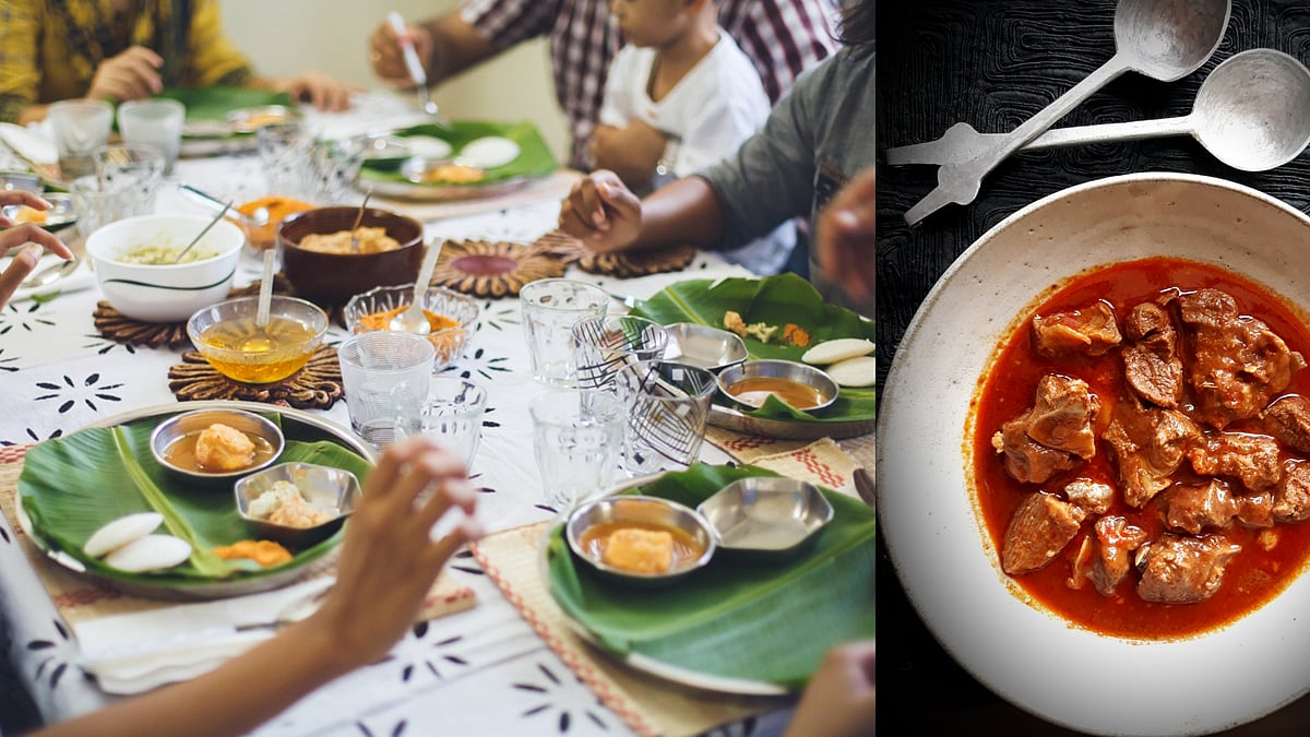 The Authenticook Tamil Iyenger meal and Rogan Ghosh by Jasleen Marwah. 