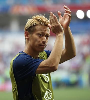 Keisuke Honda. (Xinhua/Wu Zhuang/IANS)
