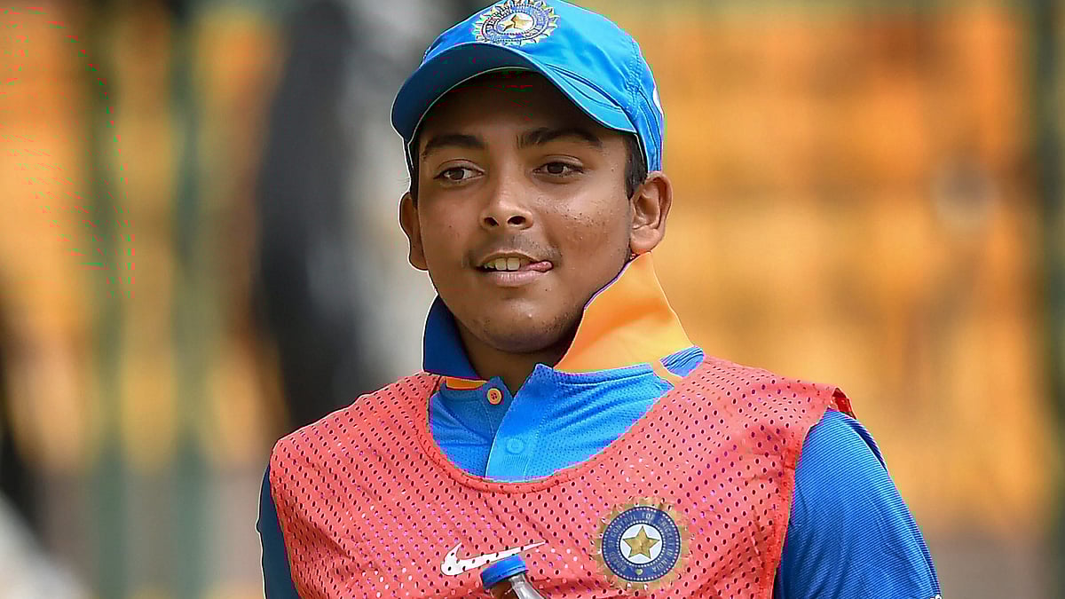 India opener Prithvi Shaw.