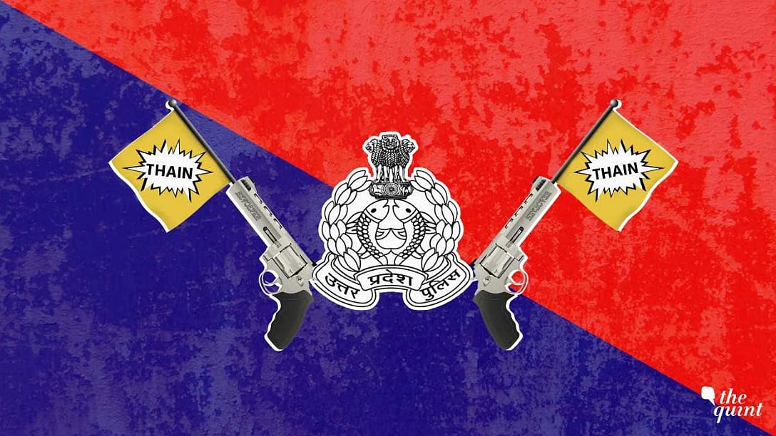 The video of a sub-inspector mimicking gun shot went viral on internet.