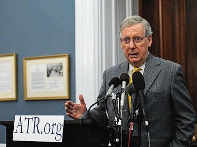 U.S. Senate Majority Leader Mitch McConnell. (File Photo: Xinhua/Bao Dandan/IANS)