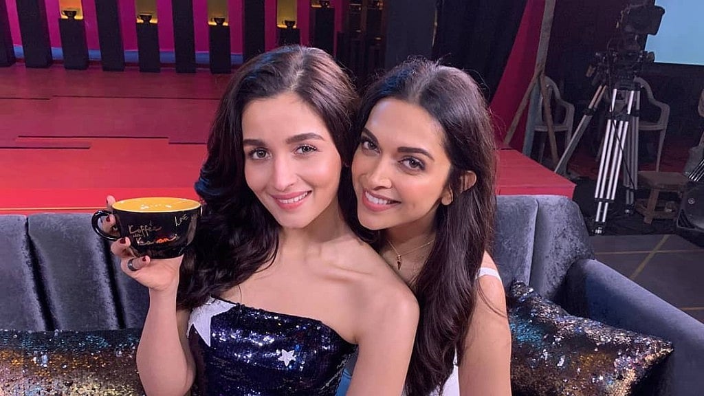 Alia Bhatt and Deepika Padukone on <i>Koffee With Karan</i>.