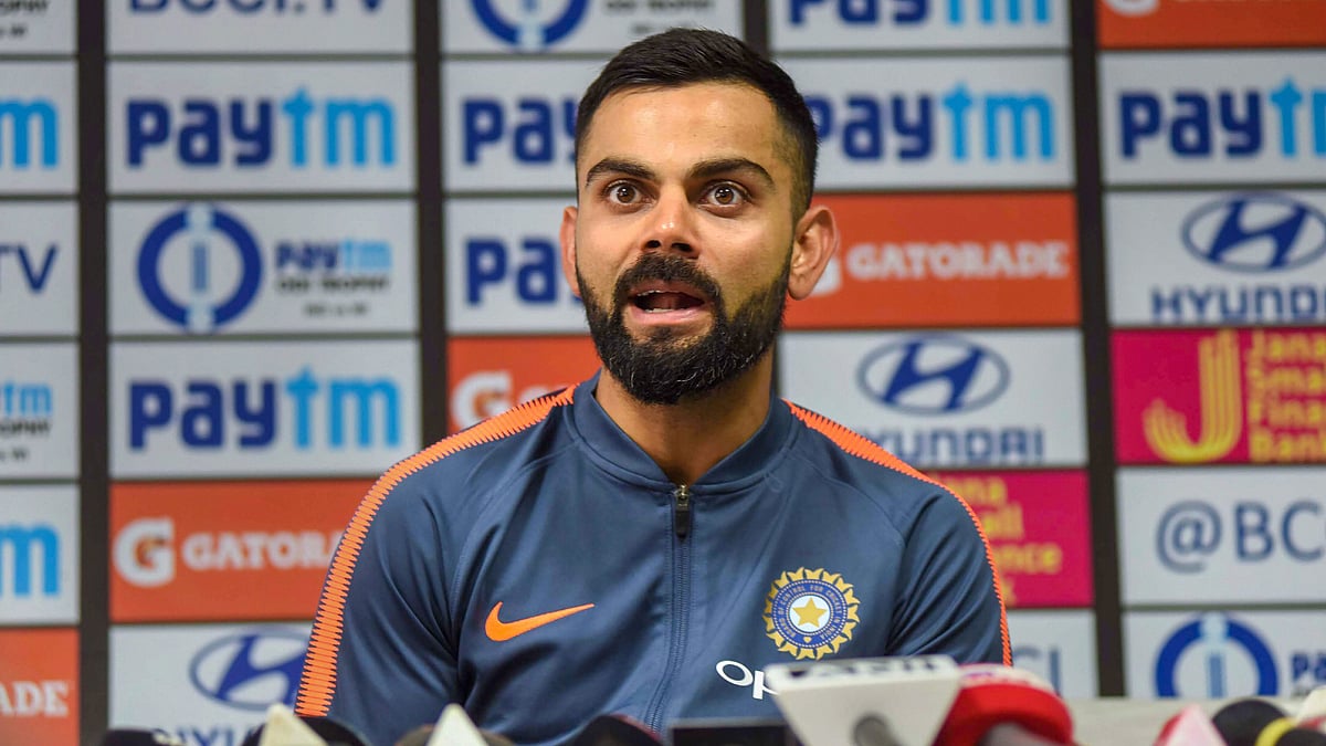 Captain Virat Kohli ahead of India’s first ODI against West Indies in Guwahati.&nbsp;