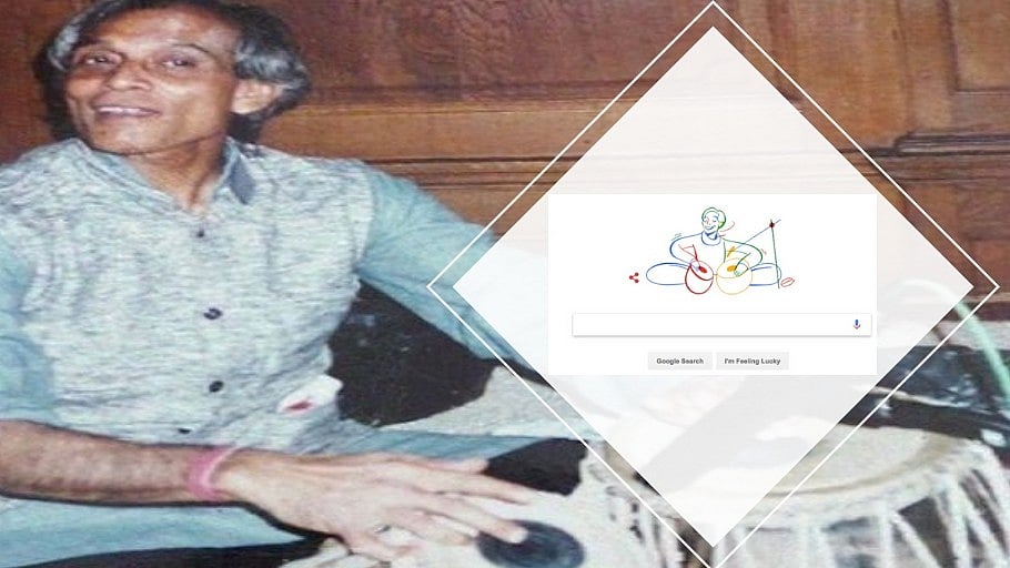 Google doodle celebrates the 74th birth anniversary of renowned tabla player Lachhu Maharaj today.