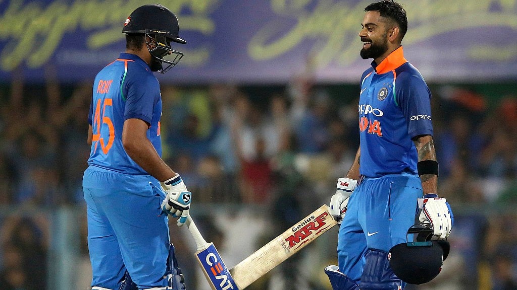 Virat Kohli and Rohit Sharma put up a 246-run stand for the second wicket against West Indies on Sunday. 