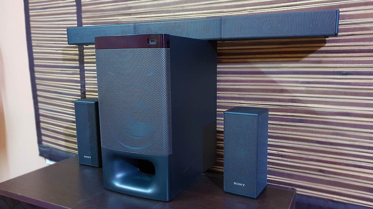 The Sony HT-S500RF 5.1 home theater.