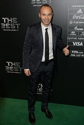 Andres Iniesta. (Xinhua/Tim Ireland/IANS)