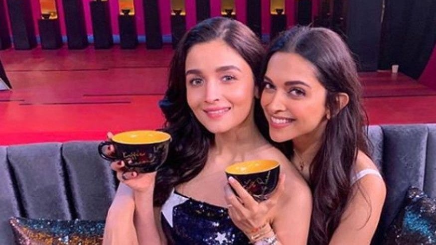 Deepika Padukone and Alia Bhatt grace the couch for the opening episode of Koffee with Karan Season 6.