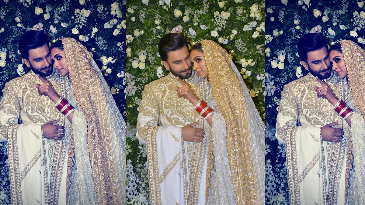 Deepika Padukone and Ranveer Singh’s Mumbai reception may be missing the B-Town glam but the couple is making up for it with their filmy, ‘lovey-dovey’ shenanigans.