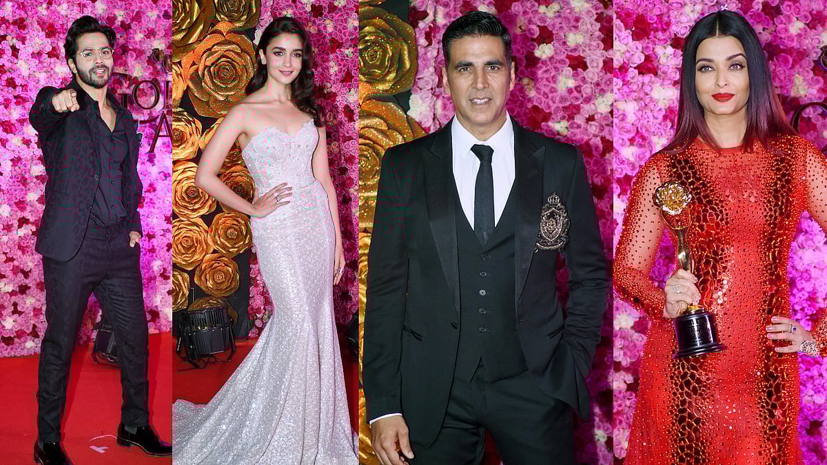 A number of Bollywood A-listers were spotted at this awards show.