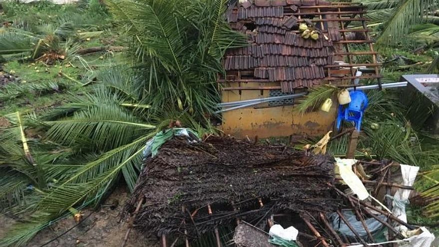 Destruction caused by Cyclone Gaja.