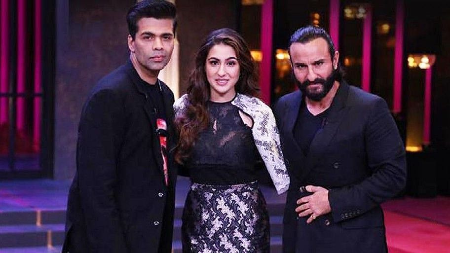 Sara Ali Khan and Saif Ali Khan on Koffee with Karan Johar.