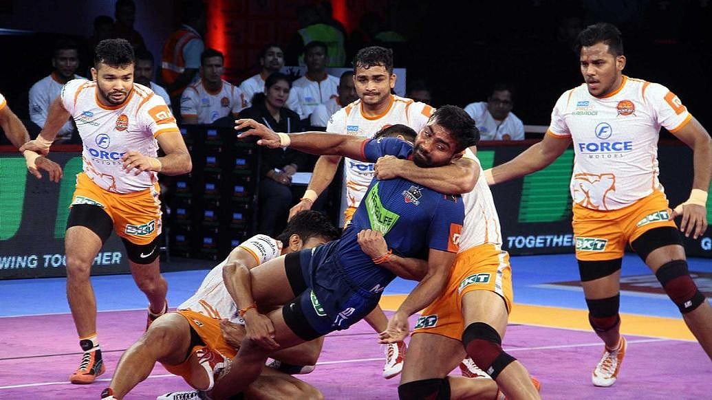 Monu Goyat scored 11 points for Haryana but their second half performance let them down.