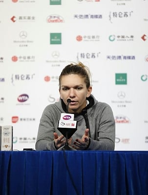 Simona Halep. (Xinhua/Jia Haocheng/IANS)
