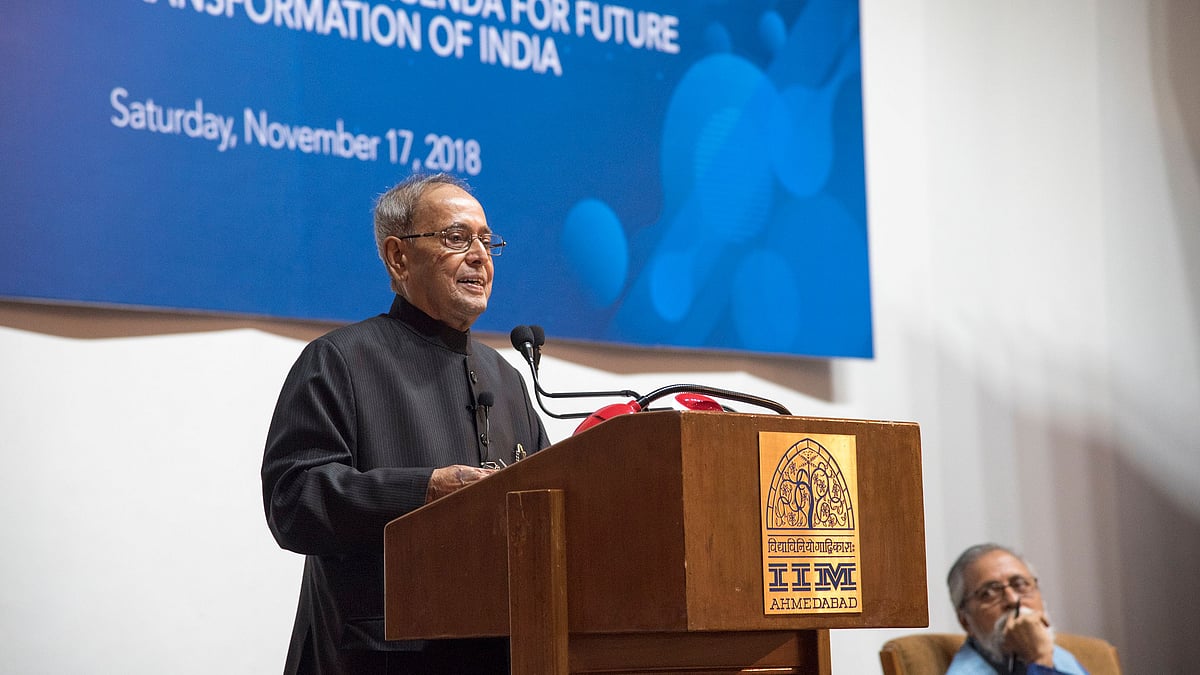 Former President of India Pranab Mukherjee 