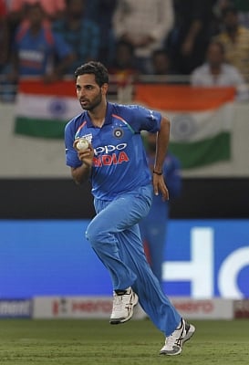 Bhuvneshwar Kumar. (Photo: Surjeet Yadav/IANS)