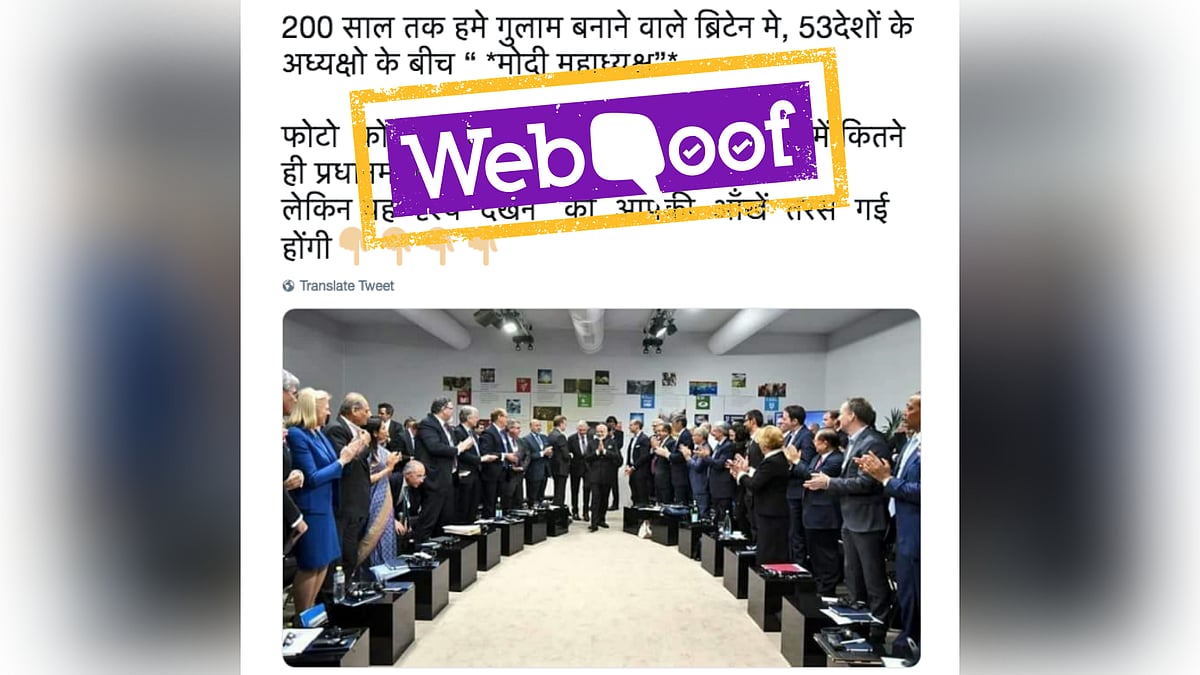 While the photo is genuine, the claim is not.