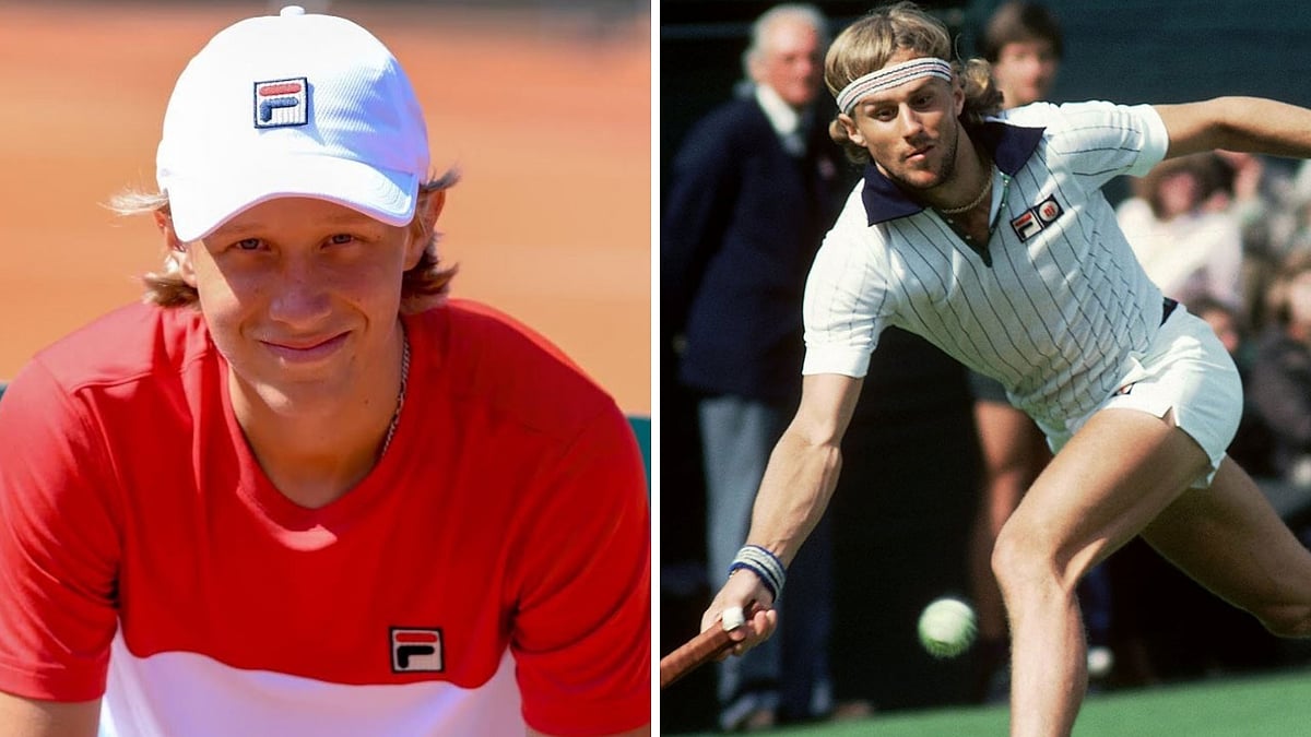 File photo of Leo and Bjorn Borg.