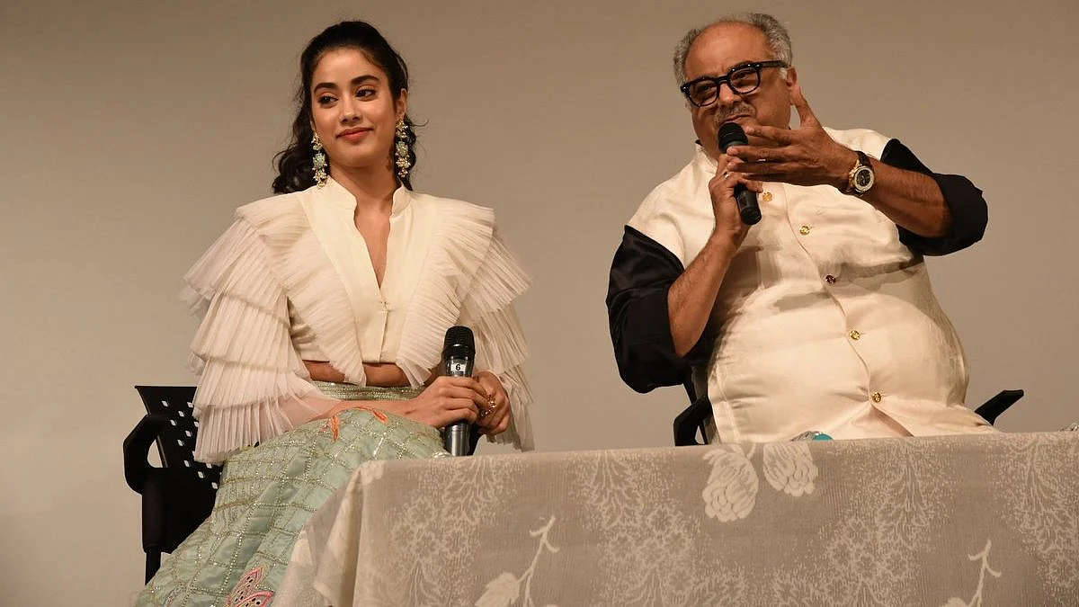 Boney Kapoor Reveals Shocking Details About Sridevi’s Health Issues and Crash Dieting Habit 3 Janhvi Kapoor & Boney Kapoor