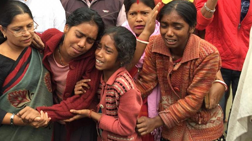TMC leaders mourn with the kin of those who passed away in Tinsukia.