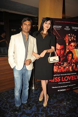 Actors Nawazuddin Siddiqui and Niharika Singh. (Phtoto: IANS)