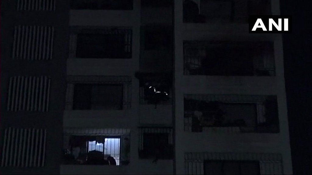 Visuals from the building after the fire was doused. The cause is not known yet.