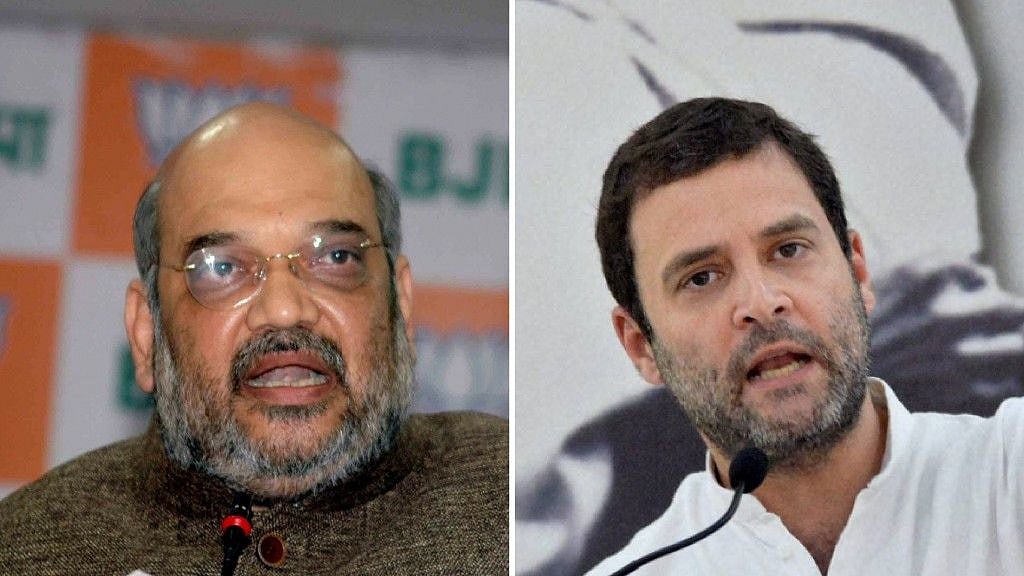 Amit Shah and Rahul Gandhi. 