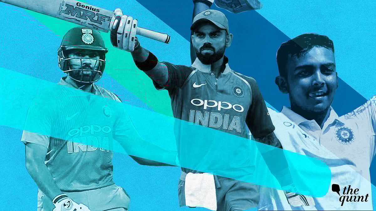 File photo of Rohit Sharma, Virat Kohli and Prithvi Shaw.