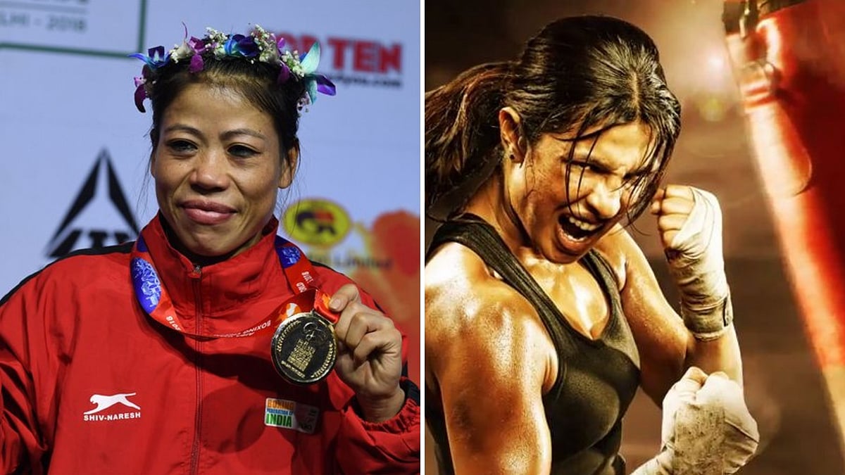 Boxing champion MC Mary Kom was played by Priyanka Chopra in her 2014 film.