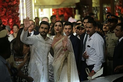 Actors Deepika Padukone and Ranveer Singh. (Photo: IANS)