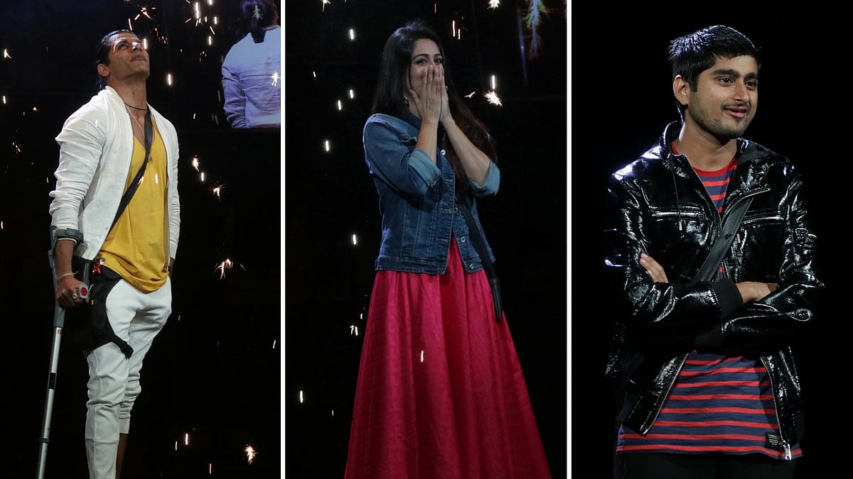 Karanvir Bohra, Dipika Kakar and Deepak Thakur.&nbsp;