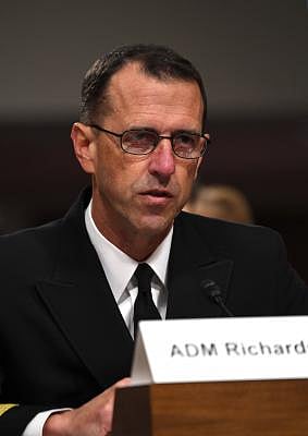 Admiral John Richardson. (File Photo: Xinhua/Yin Bogu/IANS)