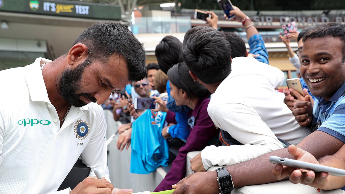 Cheteshwar Pujara was named Man of the Match after India’s 31-run win over Australia in Adelaide.&nbsp;