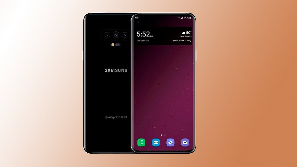 Could this design render be the final version of the Galaxy S10?