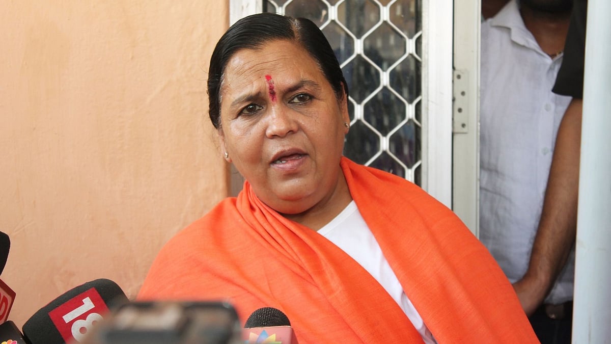 File photo of BJP leader Uma Bharti.