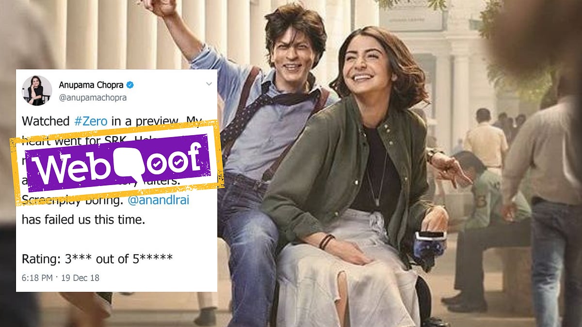 Fake reviews of ‘Zero’ are trying to pull down the Shah Rukh Khan film even before its release.