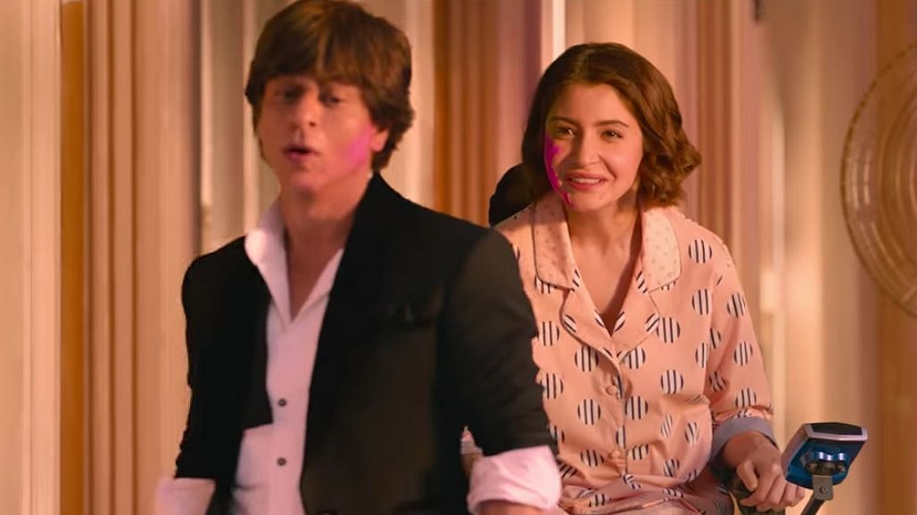 Shah Rukh Khan and Anushka Sharma in <i>Zero. </i>