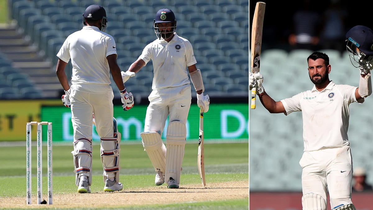 Cheteshwar Pujara was India’s saviour on Day 1 of their first Test vs Australia at Adelaide.